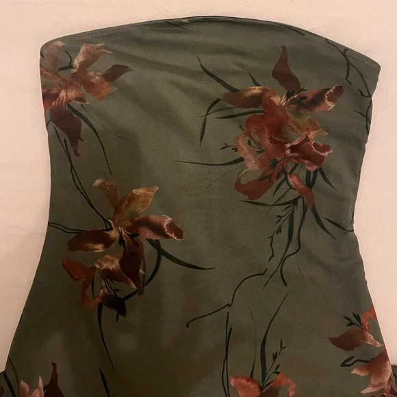 Urban Outfitters Green Mesh Samara dress - Picture 3 of 4